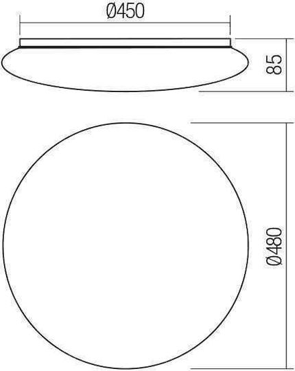 Redo Group Πλαφονιέρα LED Redo Group Πλαφονιέρα LED