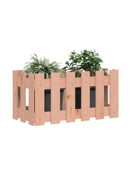 vidaXL Кутия за саксии Дърво Бежов 60x30x30см.