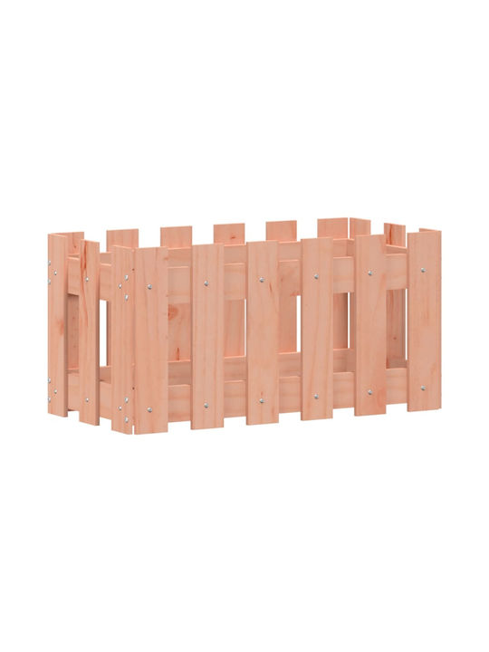 vidaXL Кутия за саксии Дърво Бежов 60x30x30см.