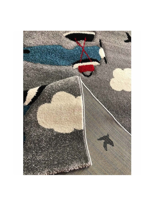 Koulis Carpets Kinder Teppich Gray 165x230cm