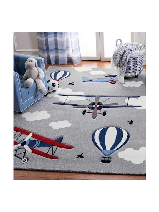 Koulis Carpets Kinder Teppich Gray 165x230cm