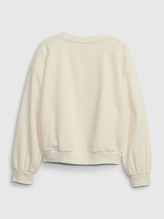 GAP Kinder Sweatshirt Ecru Logo