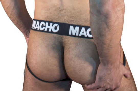 Macho Underwear Ανδρικό Εσώρουχο Jockstrap Μαύρο