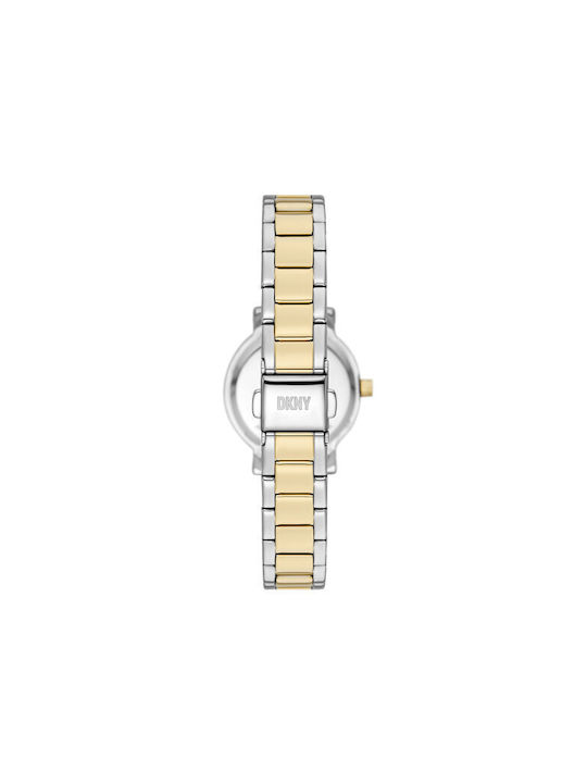 DKNY Soho Watch with Gold Metal Bracelet