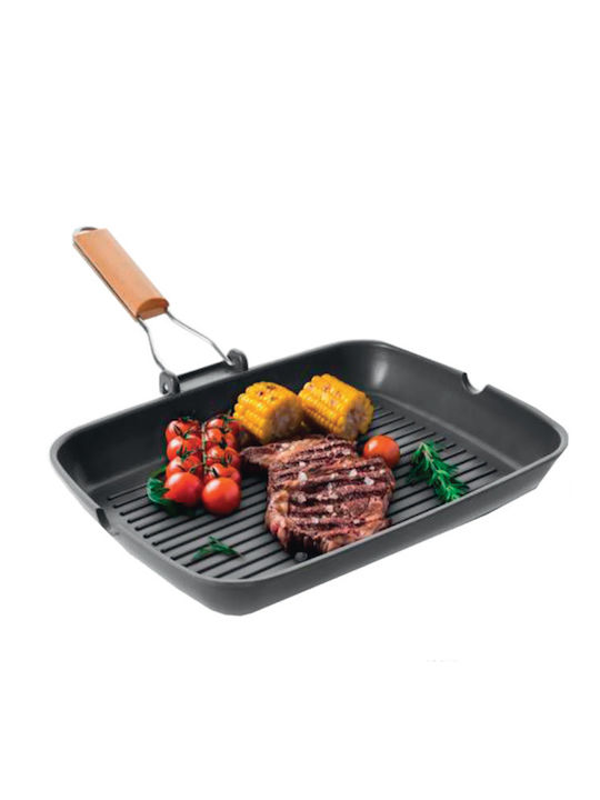 TnS Supreme Grill made of Aluminum with Non-Stick Coating 35cm