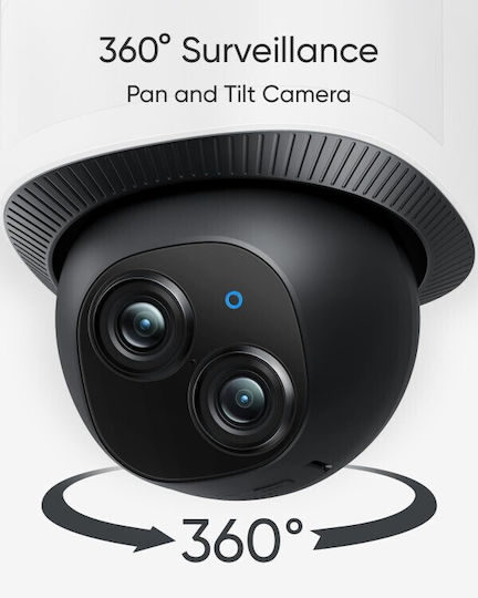 Eufy Floodlight E340 IP Dual Κάμερα Παρακολούθησης Full HD+ 5MP Αδιάβροχη με Αμφίδρομη Επικοινωνία και Φακό 2.4mm