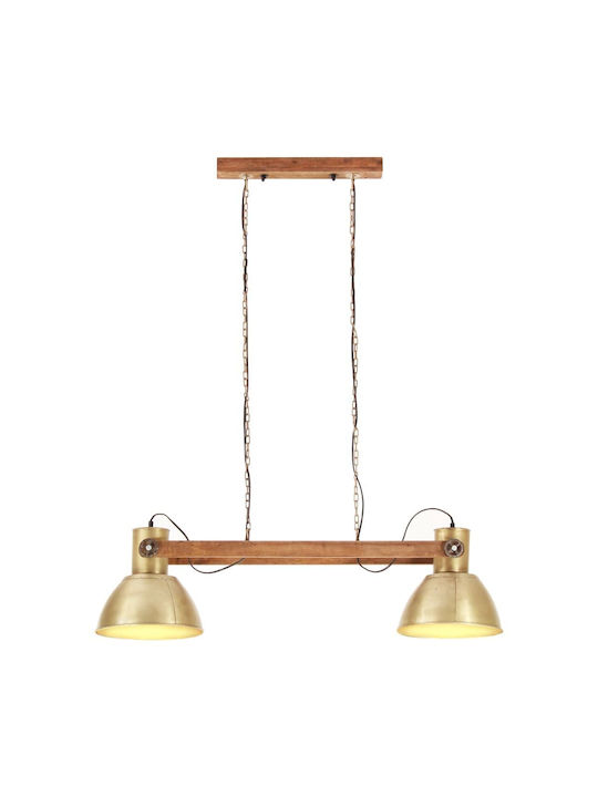 vidaXL Industrial Pendant Light Multicolour with Socket E27 29x28cm