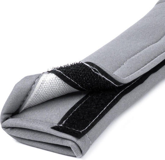 AMiO Set of 2pcs Car Seat Belt Pads Gray