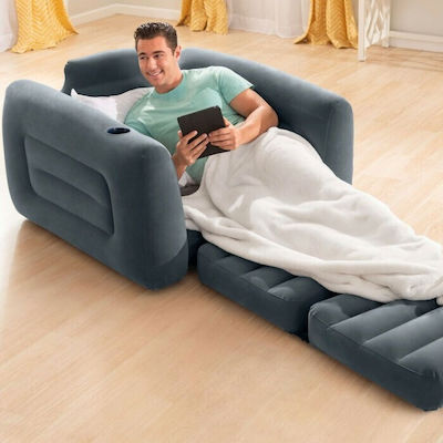 Intex Inflatable Sofa Gray 224cm.