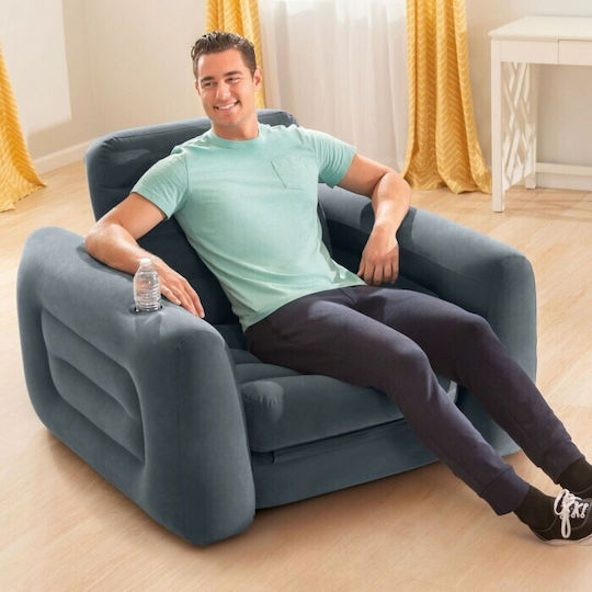 Intex Aufblasbarer Sofa Grau 224cm