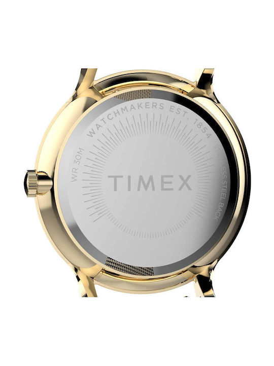 Timex Transcend Womens Watch 38mm Battery Gold