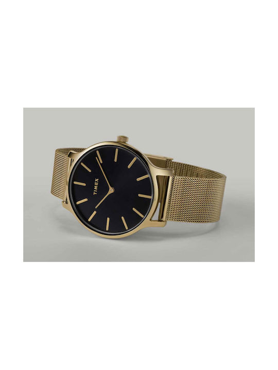 Timex Transcend Womens Watch 38mm Battery Gold