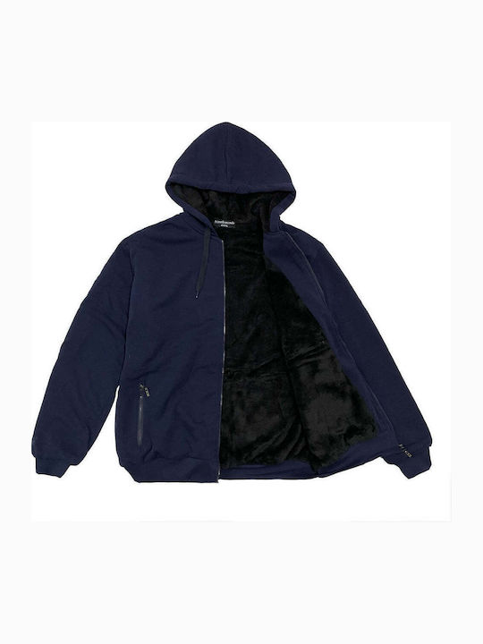 Sweatshirt with Hood Blue