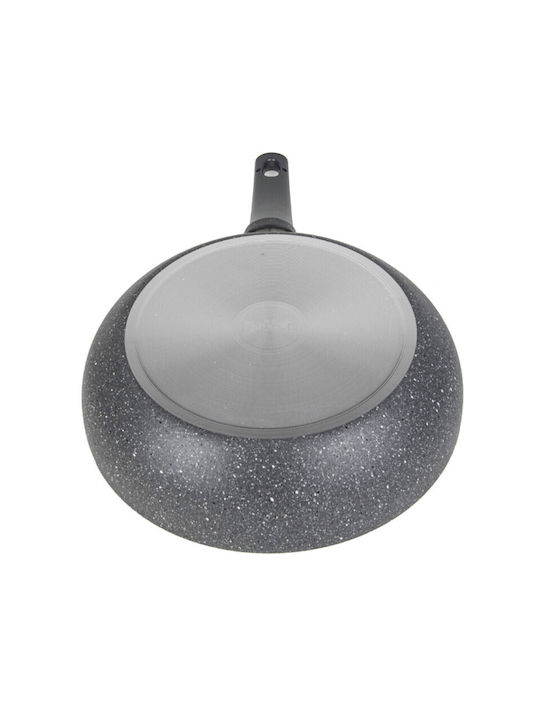 Zilan Aluminum Pan with Lid Non-Stick Interior Coating 28cm