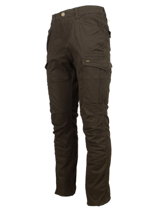 Explorer Men's Trousers Cargo in Regular Fit coffee