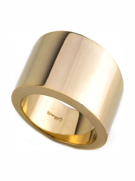 Goldsmith Γυναικείο Δαχτυλίδι από Ατσάλι Επιχρυσωμένο