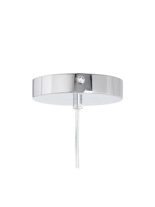 BigBuy Pendant Light Single-Light with Crystals Gray