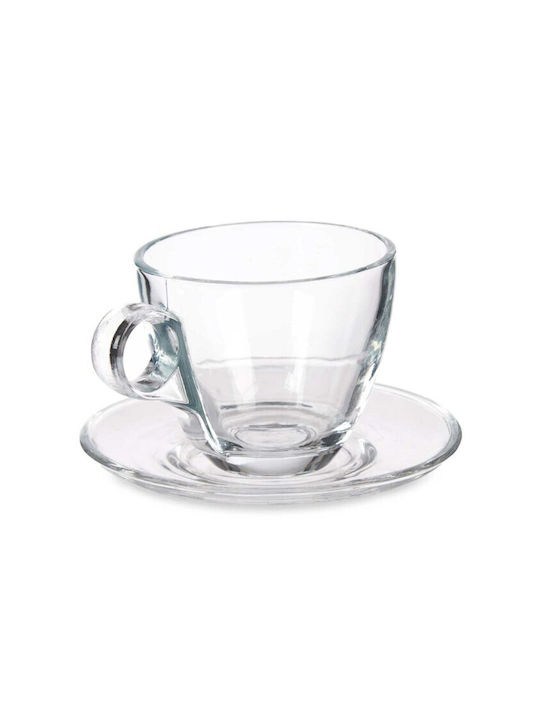 Vivalto Glass Cup Transparent 170ml 6pcs