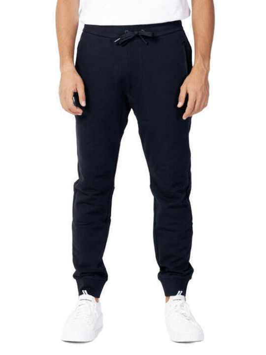 Armani Exchange Men's Sweatpants with Rubber Black