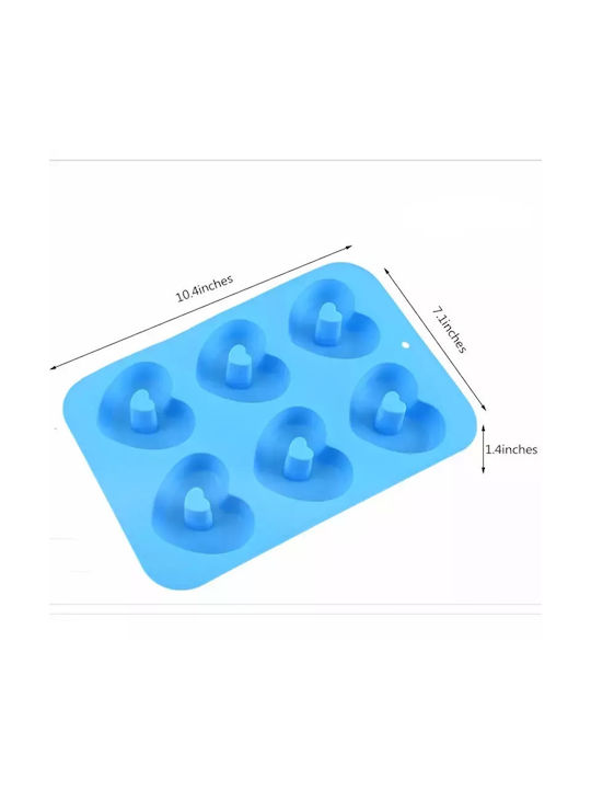 Non-stick Silicone Cupcakes & Muffins 6 Cups Baking Pan