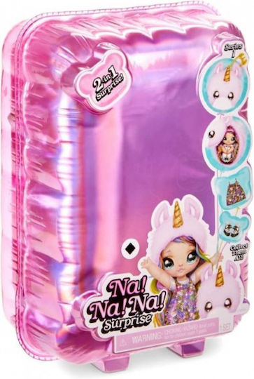 Giochi Preziosi Na Na Na Surprise Plush 2-In-1 Pom Series 1 for Ages 5 and Up 20 cm