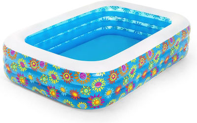 vidaXL Children's Pool PVC Inflatable 229x152x56cm