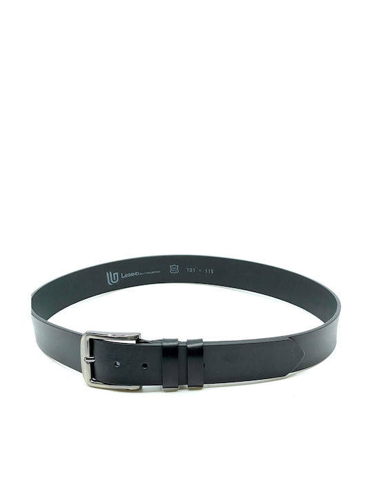 Men's Belt Leather Black