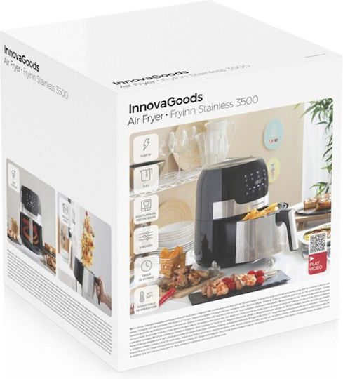 InnovaGoods Fryinn 3500 Air Fryer 3.5lt Μαύρο