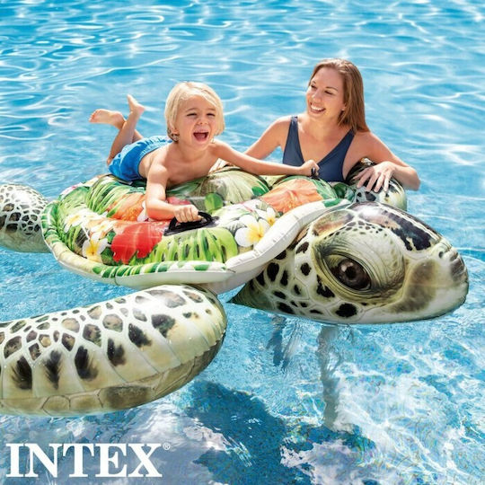 Intex Φουσκωτό Ride On Θαλάσσης Χελώνα Πράσινο 191cm 4τμχ