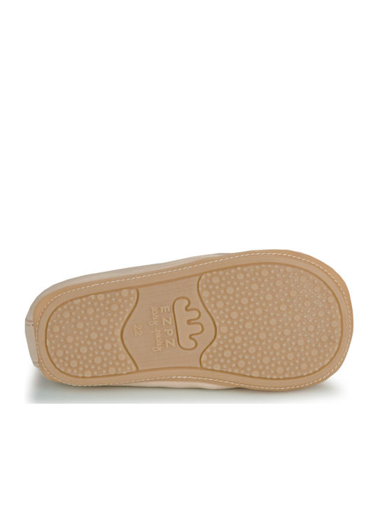 My Lederne Kinderstiefeletten Beige