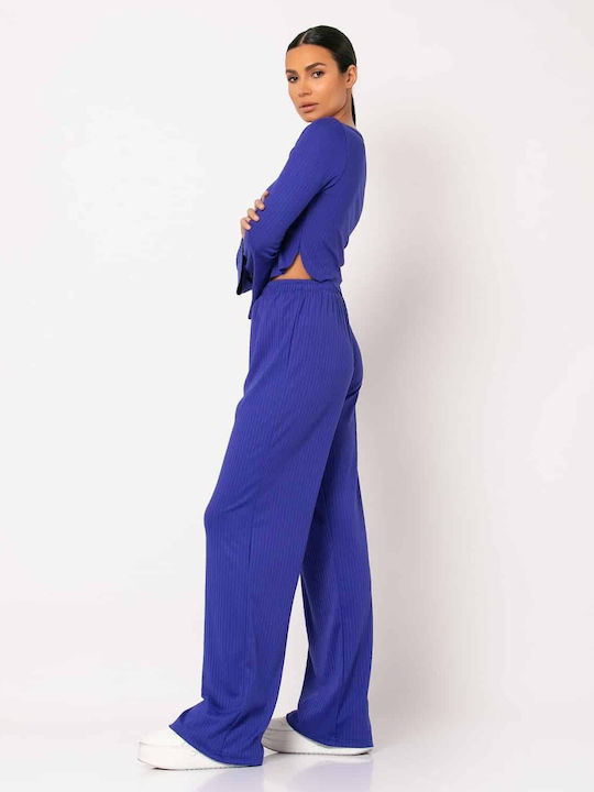 Noobass Women's Blue Set with Trousers