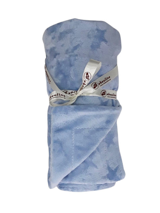 Kikka Boo Blanket Nursery Swaddling Blankets Star Dust Velvet Blue 75x110cm 31103020048