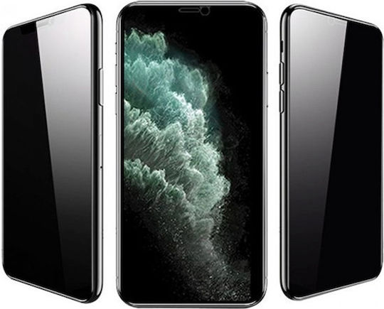 Glass Privacy Full Face Tempered Glass Μαύρο (iPhone 13 Pro Max)