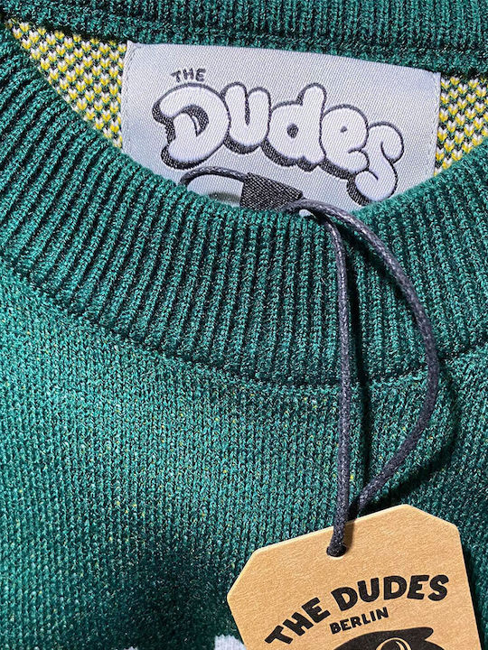 The Dudes Men's Long Sleeve Sweater Green