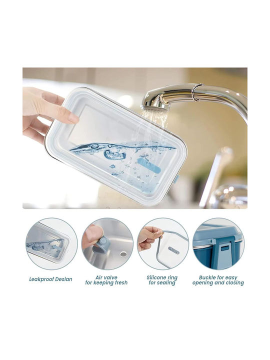 Sidirela Cutie pentru Mâncare Termos Inox Verde 700ml 1buc