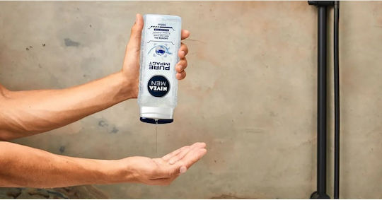 Nivea Men Pure Impact Shower Gel for Men for Face , Hair & Body 500ml