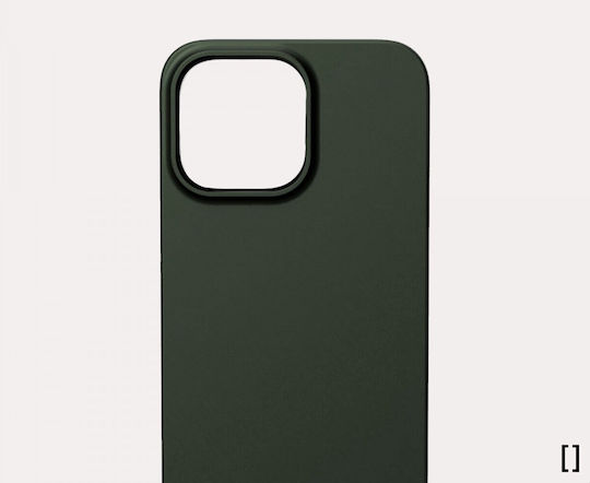Nekit Umschlag Rückseite Kunststoff 1mm Grün (iPhone 15 Pro)