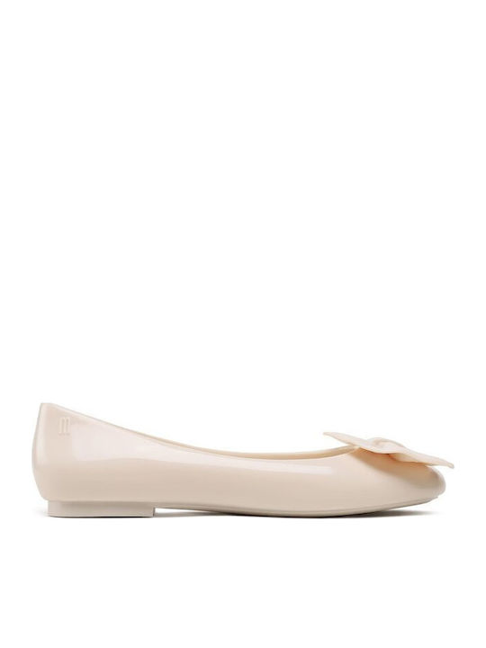 Damen Ballerinas in Beige Farbe