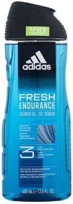 Adidas Fresh Endurance Shower Gel for Hair , Face & Body 400ml