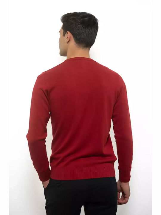 Side Effect Men's Long Sleeve Sweater Red