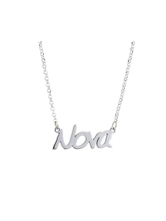 Goldsmith Necklace Name from Gold Plated Silver