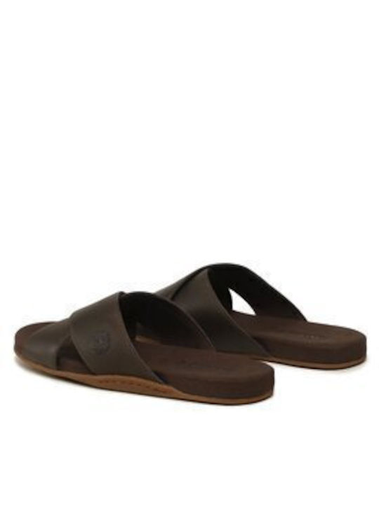 Herrensandalen in Braun Farbe