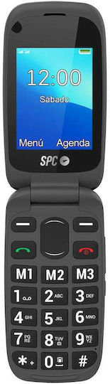 SPC Harmony 4G Dual SIM (125MB/125MB) Mobile with Large Buttons Black