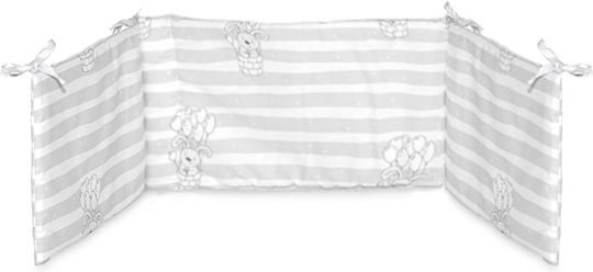 Lorelli Striped Paturi Clasică Intern Gri 26x143cm