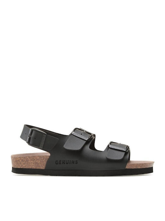 Herrensandalen in Schwarz Farbe