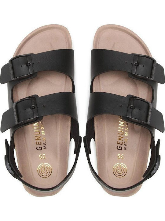 Herrensandalen in Schwarz Farbe