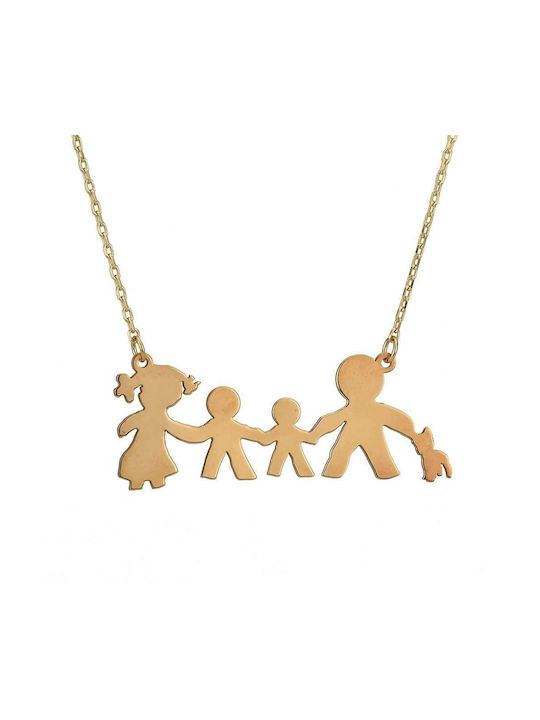 Goldsmith Necklace Family from Gold Plated Silver