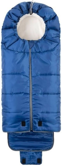 Nuvita Essential Ποδόσακος Καροτσιού Μπλε με Fleece Επένδυση 45εκ.