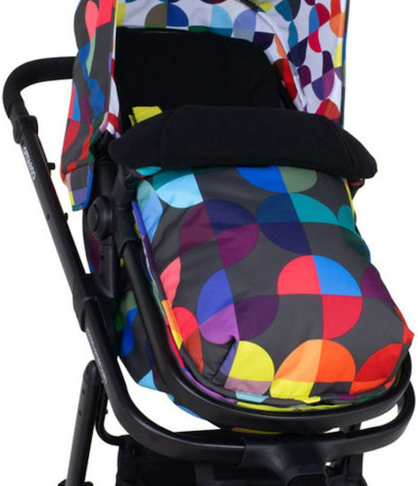 Cosatto Kaleidoscope Stroller Footmuff with Fleece Lining 85x48cm Multicolour