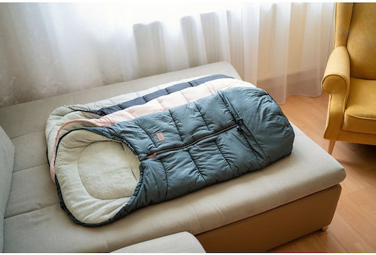 Petite & Mars Universal Kinderwagen Fußsack Wasserdicht Grüner mit Fleece Futter 100x48cm